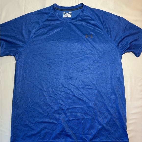 Under Armour Men's Short Sleeve Blue Tee - Picture 1 of 3